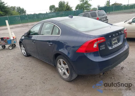 2012 Volvo S60 T5 from USA, damaged, VIN YV1622FS8C2124965